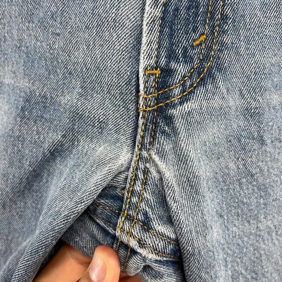 Levi's 550 Jeans Mens 36x32 Blue Denim Cotton Straight Leg Relaxed Fit 35x30 - Picture 10 of 16